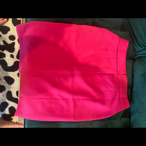 Ann Taylor Hot Pink Pencil Skirt - Picture 1 of 3